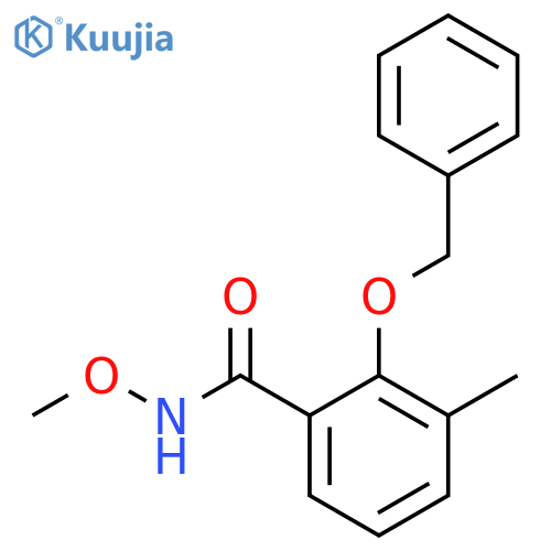 2-BENZYLOXY-N-METHOXY-N-METHYL-BENZAMIDE structure