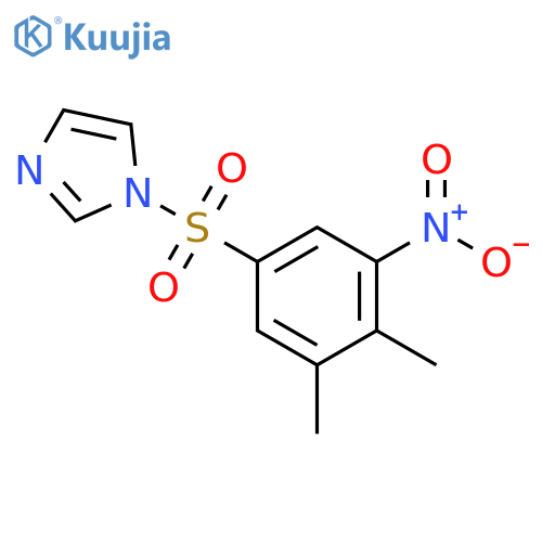 1-(3,4-dimethyl-5-nitrobenzenesulfonyl)-1H-imidazole structure