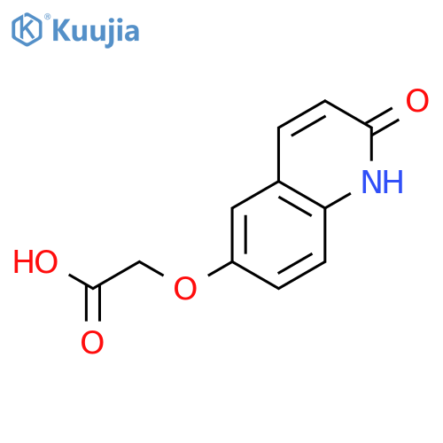(2-Oxo-1,2-dihydro-quinolin-6-yloxy)-acetic acid structure