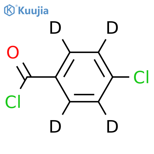 4-Chlorobenzoyl-2,3,5,6-d4 Chloride structure