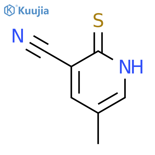 2-Mercapto-5-methyl-nicotinonitrile structure
