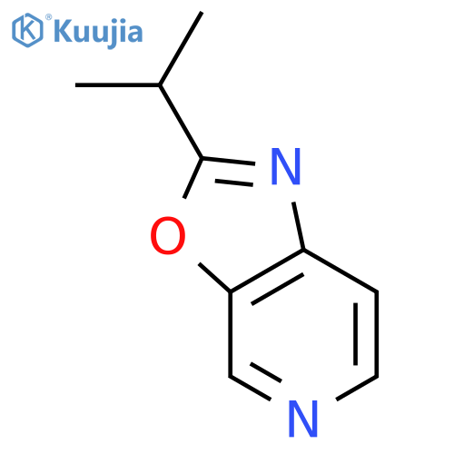 Oxazolo[5,4-c]pyridine, 2-(1-methylethyl)- structure