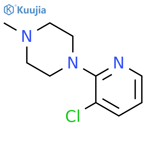 3-Chloro-2-(4-methylpiperazino)pyridine structure