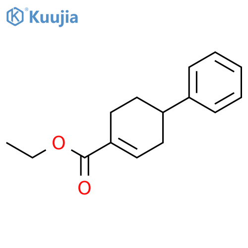 1-Cyclohexene-1-carboxylic acid, 4-phenyl-, ethyl ester structure