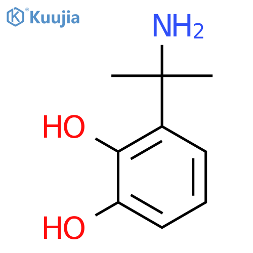 3-(2-aminopropan-2-yl)benzene-1,2-diol structure