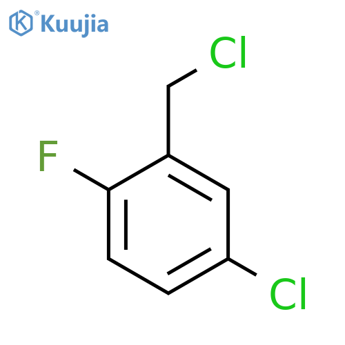 4-chloro-2-(chloromethyl)-1-fluorobenzene structure