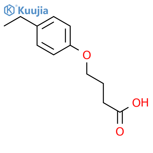 4-(4-ethylphenoxy)butanoic Acid structure