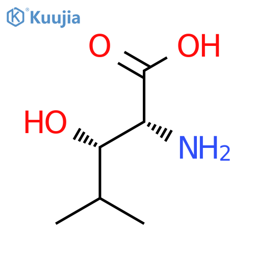 (2R,3S)-β-Hydroxyleucine structure