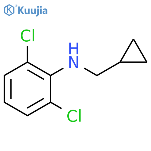 Cyclopropylmethyl-(2,6-dichlorophenyl)-amine structure