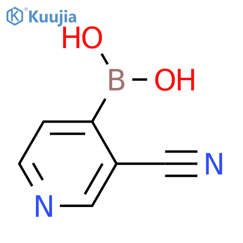 3-Cyanopyridine-4-boronicacid structure
