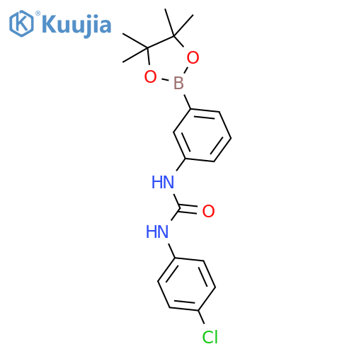 1-(4-Chlorophenyl)-3-3-(tetramethyl-1,3,2-dioxaborolan-2-yl)phenylurea structure