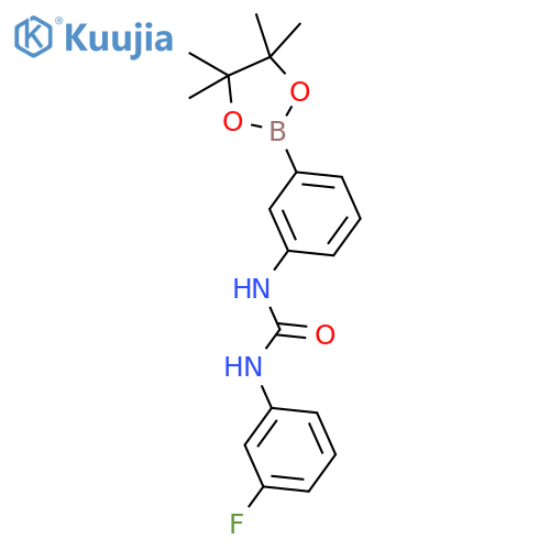 1-(3-Fluorophenyl)-3-3-(tetramethyl-1,3,2-dioxaborolan-2-yl)phenylurea structure
