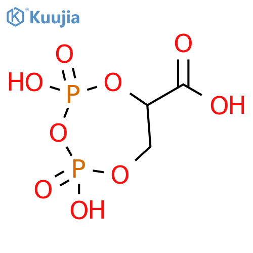 1,3,5,2,4-Trioxadiphosphepane-6-carboxylic acid, 2,4-dihydroxy-, 2,4-dioxide structure