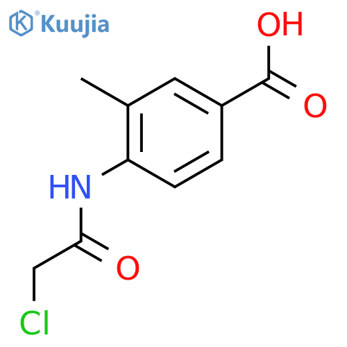 4-(Chloroacetyl)amino-3-methylbenzoic Acid structure