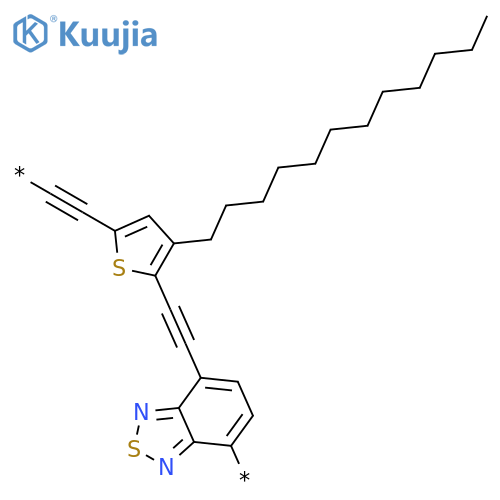 POLY[2,1,3-BENZOTHIADIAZOLE-4,7-DIYL-1,2-ETHYNEDIYL(DODECYL-2,5-THIOPHENEDIYL)-1,2-ETHYNEDIYL] structure