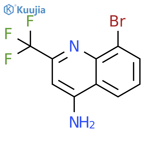 8-Bromo-2-(trifluoromethyl)quinolin-4-amine structure