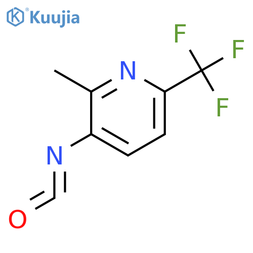 3-Isocyanato-2-methyl-6-trifluoromethyl-pyridine structure