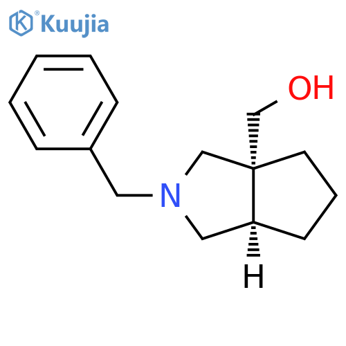 rac-[(3aR,6aR)-2-benzyl-octahydrocyclopenta[c]pyrrol-3a-yl]methanol, cis structure