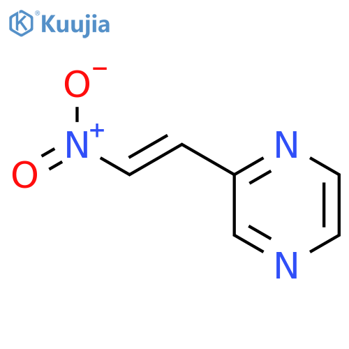 2-(2-nitroethenyl)pyrazine structure