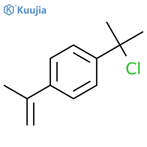 Benzene, 1-(1-chloro-1-methylethyl)-4-(1-methylethenyl)- structure