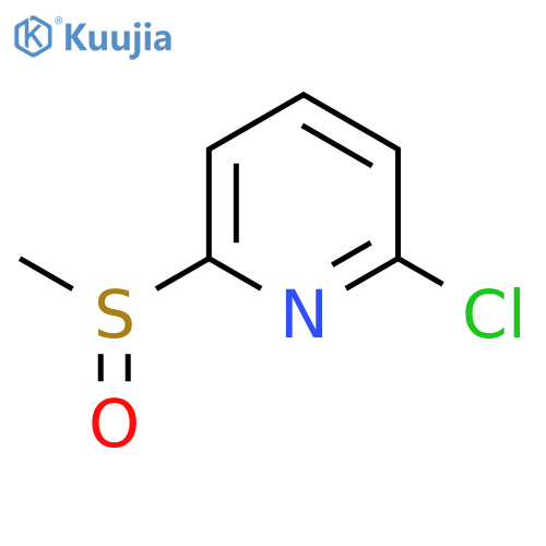 Pyridine, 2-chloro-6-(methylsulfinyl)- structure