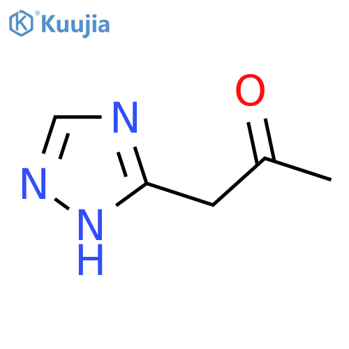 1-(1H-1,2,4-triazol-3-yl)propan-2-one structure