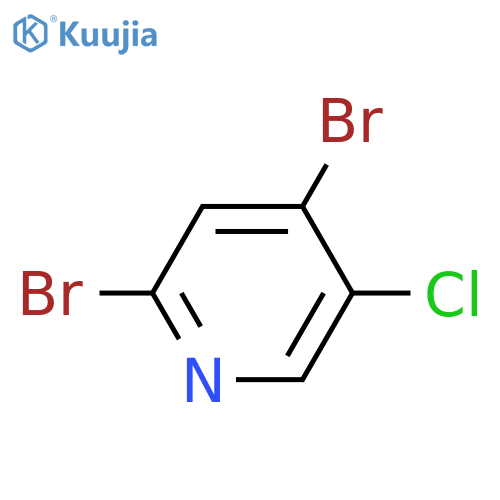 2,4-Dibromo-5-chloropyridine structure