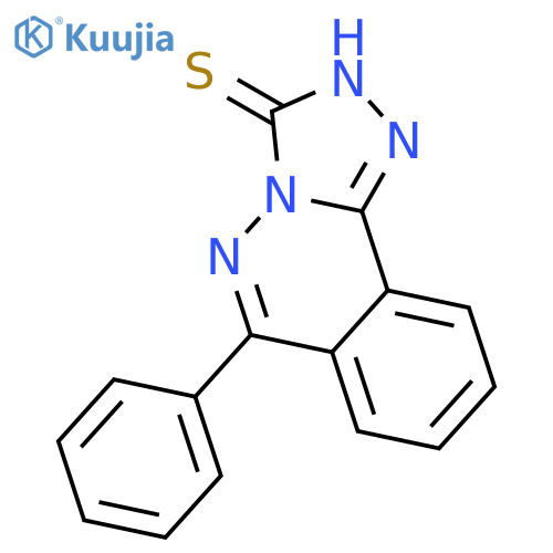 6-phenyl-2H,3H-1,2,4triazolo3,4-aphthalazine-3-thione structure