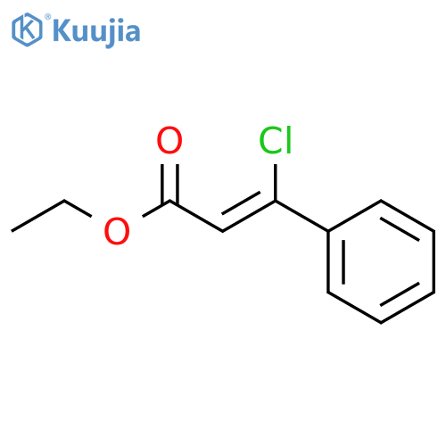 2-PROPENOIC ACID, 3-CHLORO-3-PHENYL-, ETHYL ESTER structure