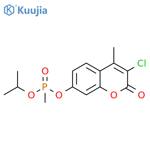 3-chloro-4-methyl-2-oxo-2H-chromen-7-yl propan-2-yl methylphosphonate structure