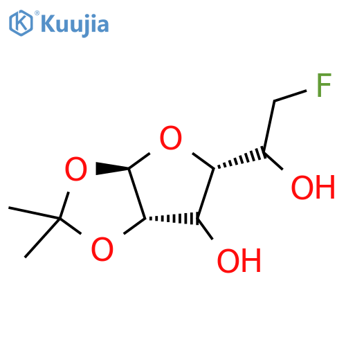 6-Deoxy-6-fluoro-1,2-O-isopropylidene-α-D-glucofuranose structure