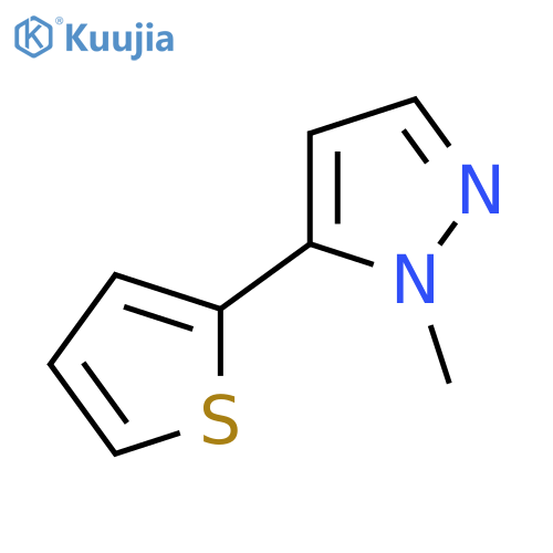1-Methyl-5-(thiophen-2-yl)-1H-pyrazole structure