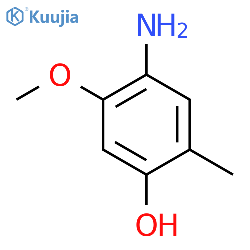 4-Amino-5-methoxy-2-methylphenol structure