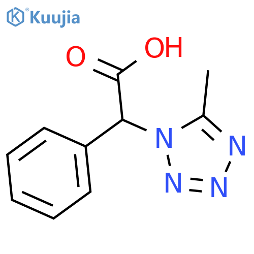 (5-methyl-1H-tetrazol-1-yl)(phenyl)acetic Acid structure