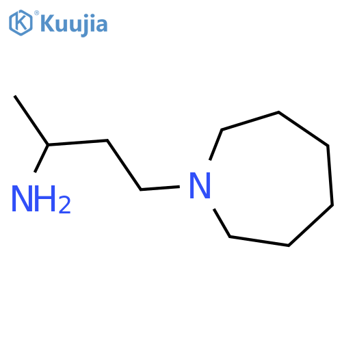 3-Azepan-1-yl-1-methyl-propylamine structure