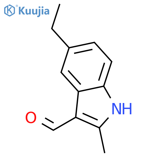 5-Ethyl-2-methyl-1H-indole-3-carbaldehyde structure