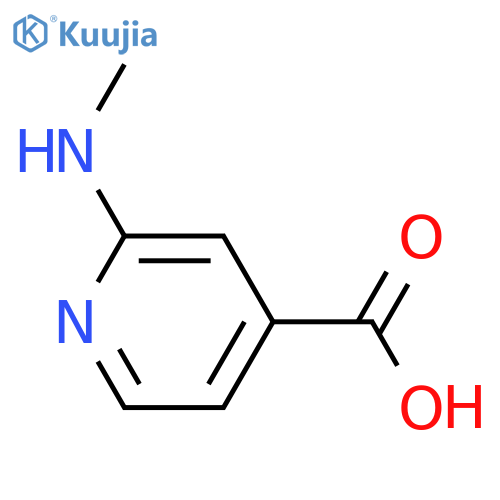 2-(methylamino)pyridine-4-carboxylic acid structure