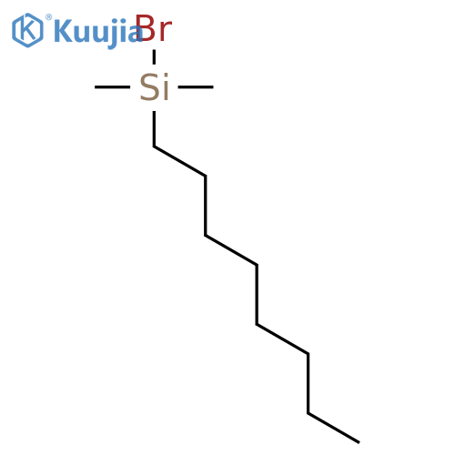 Bromo(dimethyl)octylsilane structure