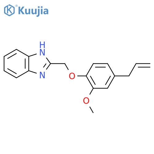 2-(4-Allyl-2-methoxyphenoxy)methyl-1H-benzimidazole structure