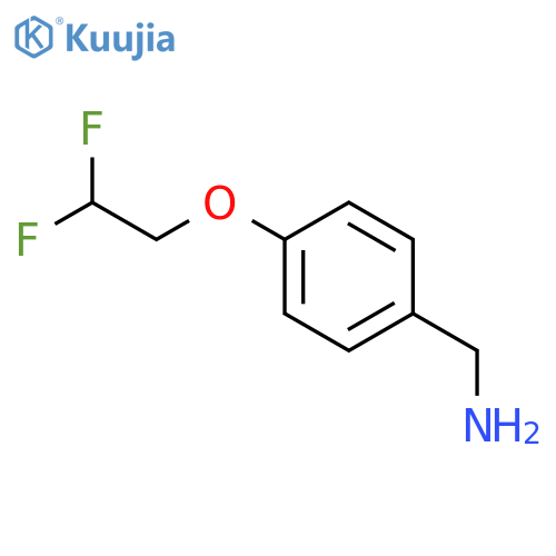 4-(2,2-difluoroethoxy)phenylmethanamine structure