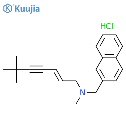 N-(2E)-6,6-Dimethyl-2-hepten-4-yn-1-yl-N-methyl-2-naphthalenemethanamine Hydrochloride structure