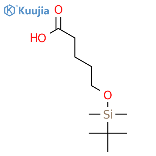 Pentanoic acid, 5-[[(1,1-dimethylethyl)dimethylsilyl]oxy]- structure