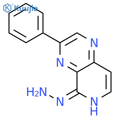 PYRIDO[3,4-B]PYRAZIN-5(6H)-ONE, 3-PHENYL-, HYDRAZONE structure