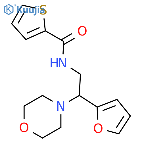 N-2-(furan-2-yl)-2-(morpholin-4-yl)ethylthiophene-2-carboxamide structure