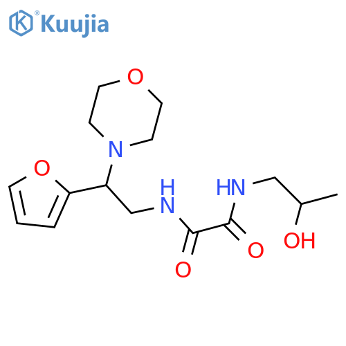 N'-2-(furan-2-yl)-2-(morpholin-4-yl)ethyl-N-(2-hydroxypropyl)ethanediamide structure