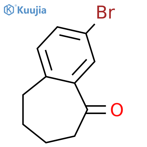 3-bromo-6,7,8,9-tetrahydrobenzo[7]annulen-5-one structure