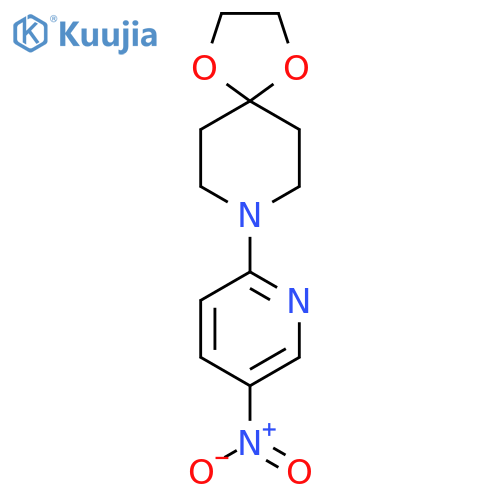 8-(5-Nitropyridin-2-yl)-1,4-dioxa-8-azaspiro[4.5]decane structure