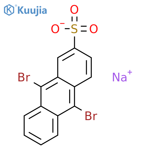 9,10-Dibromoanthracene-2-sulfonic Acid Sodium Salt structure