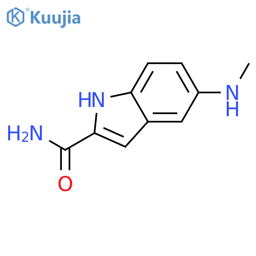 1H-Indole-2-carboxamide, 5-(methylamino)- structure