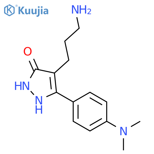 4-(3-Aminopropyl)-5-4-(Dimethylamino)Phenyl-1,2-Dihydro-3h-Pyrazol-3-One structure